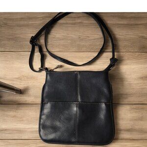 Le Donne Leather Collection Crossbody Bag - Great Minimalist Grab and Go Bag